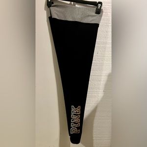 PINK yoga skinny pants size Medium